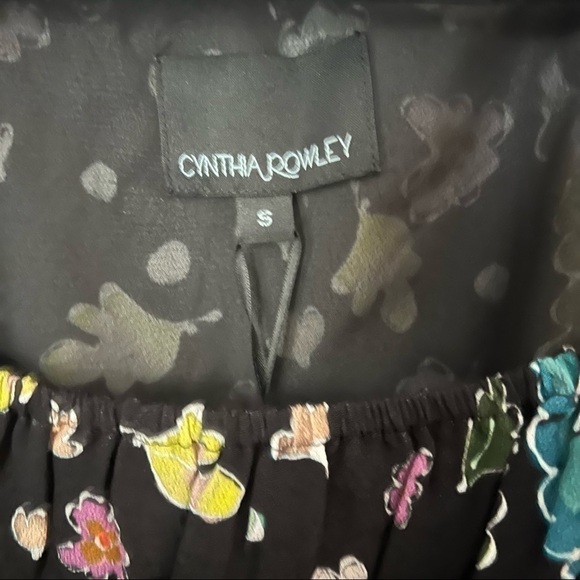 CYNTHIA ROWLEY
HOLLY SMOCKED WAIST RUFFLE DRESS
- BLACK FLORAL, New With Tags - Picture 5 of 7